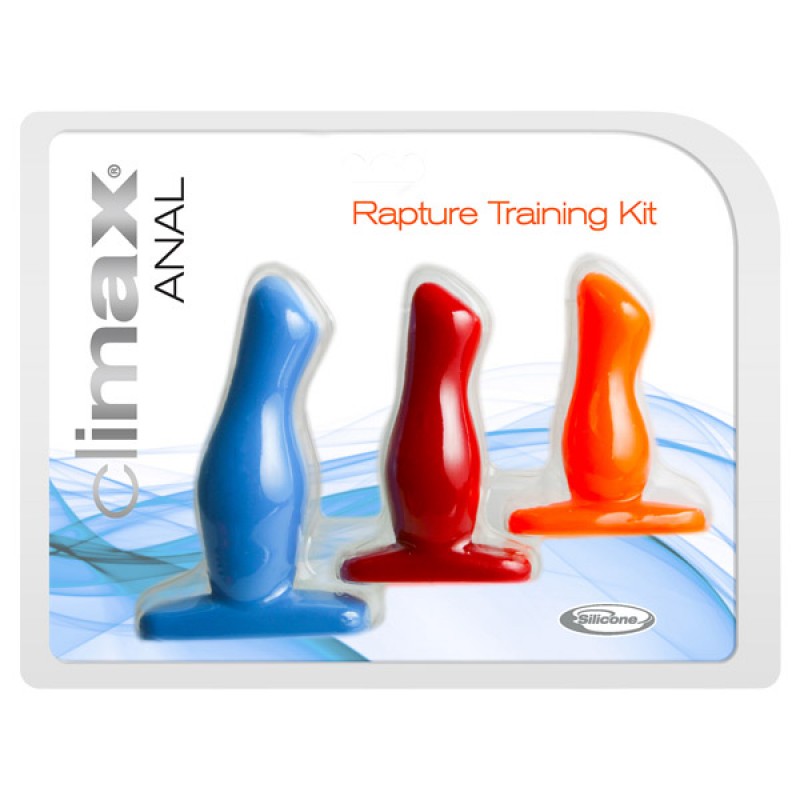 Topco Climax Anal Rapture 3-Piece Coloured Butt Plug Trainer Kit
